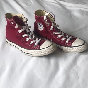 Maroon Converse